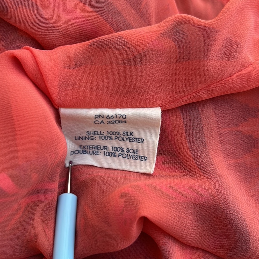 Anthropologie silk skirt - Picture 6 of 6